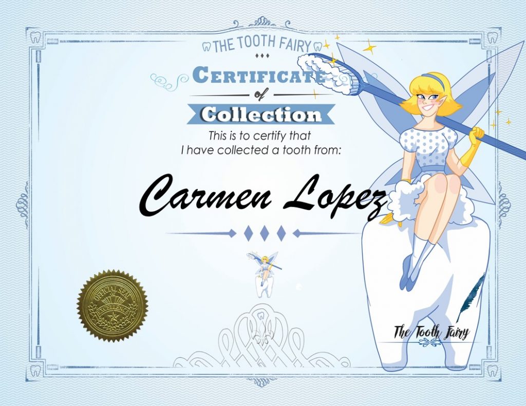 Tooth Fairy Angel Fairy Dust Package Tooth Fairy Angels. Personalized Letters & Certificate of